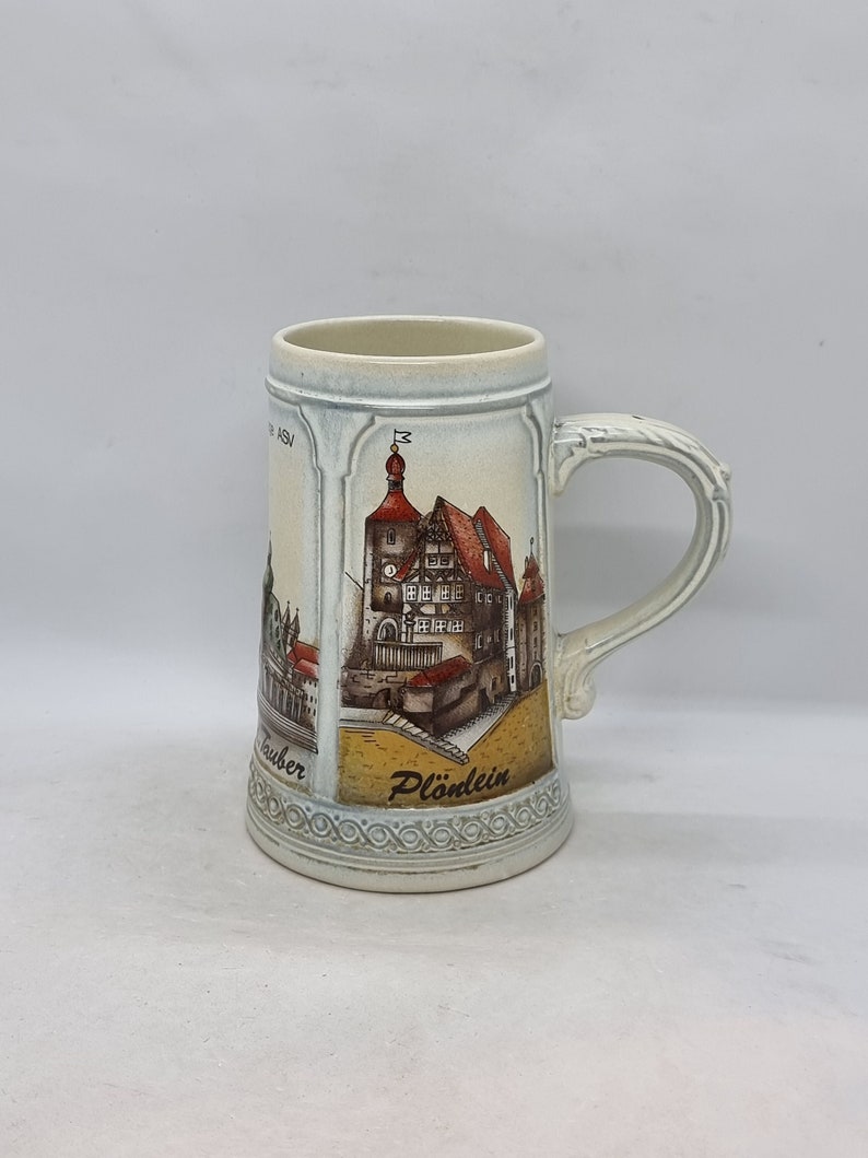 Vintage Gerzit Pottery Beer Stein Made in West Germany Etsy