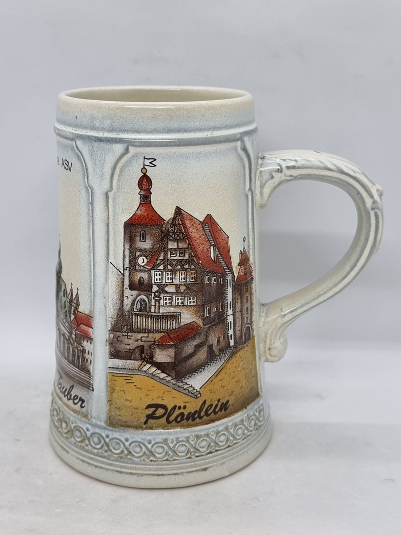 Vintage Gerzit Pottery Beer Stein Made in West Germany Etsy