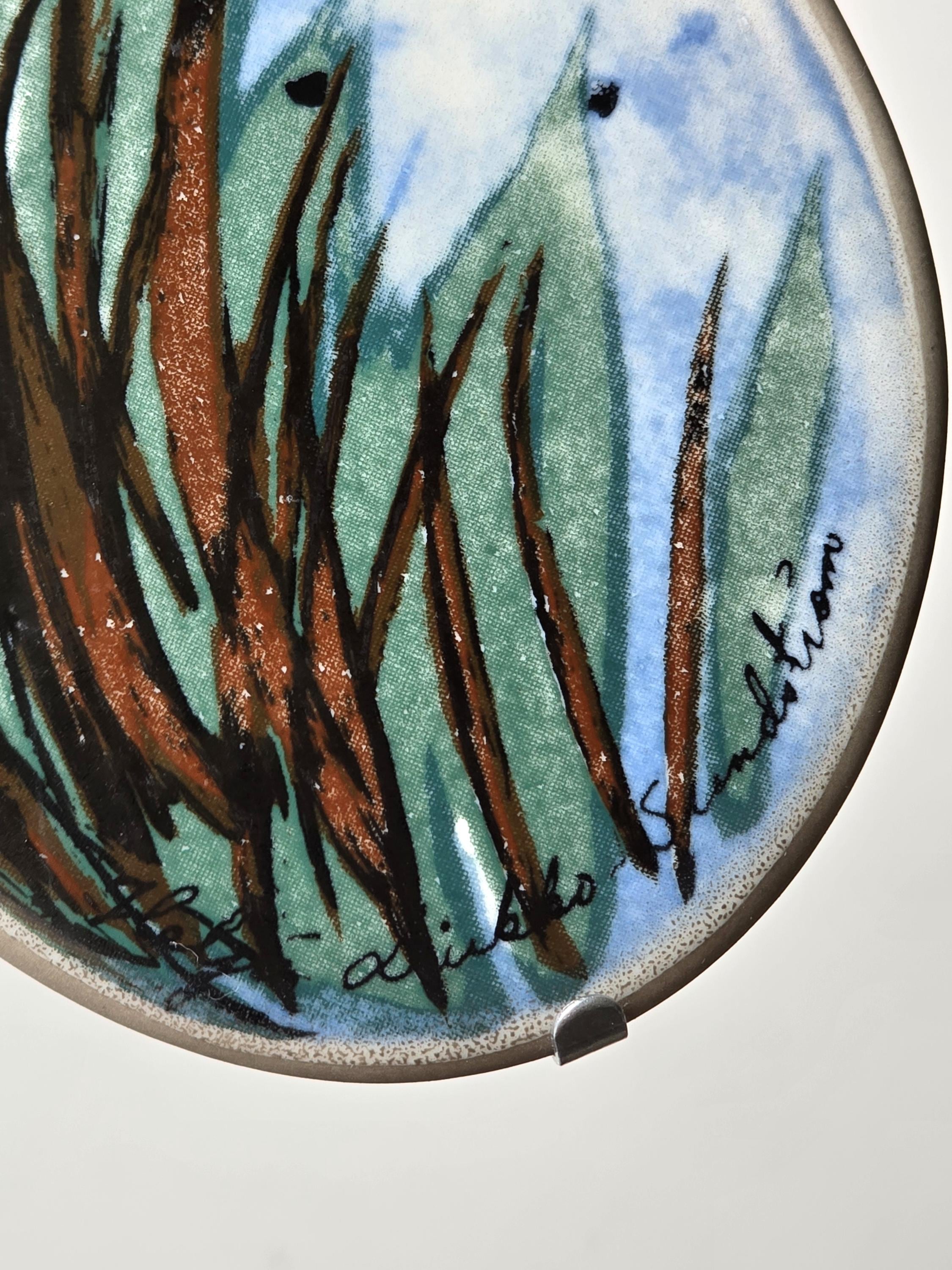 Vintage Arabia Finland Wall Plate by Heljä Liukko-sundström