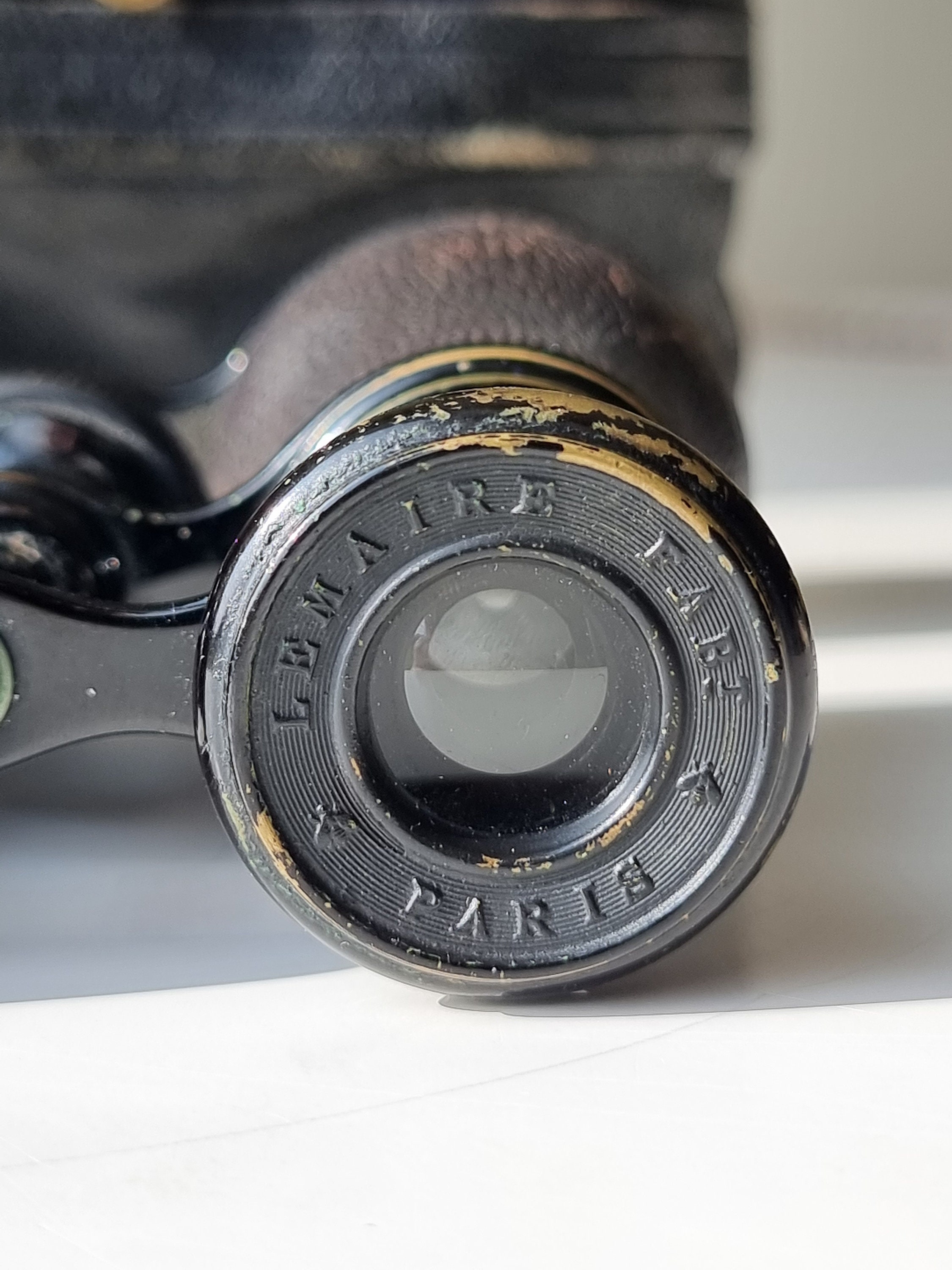 19thc Antique Lemaire Fabt Paris Brass Opera Binoculars With