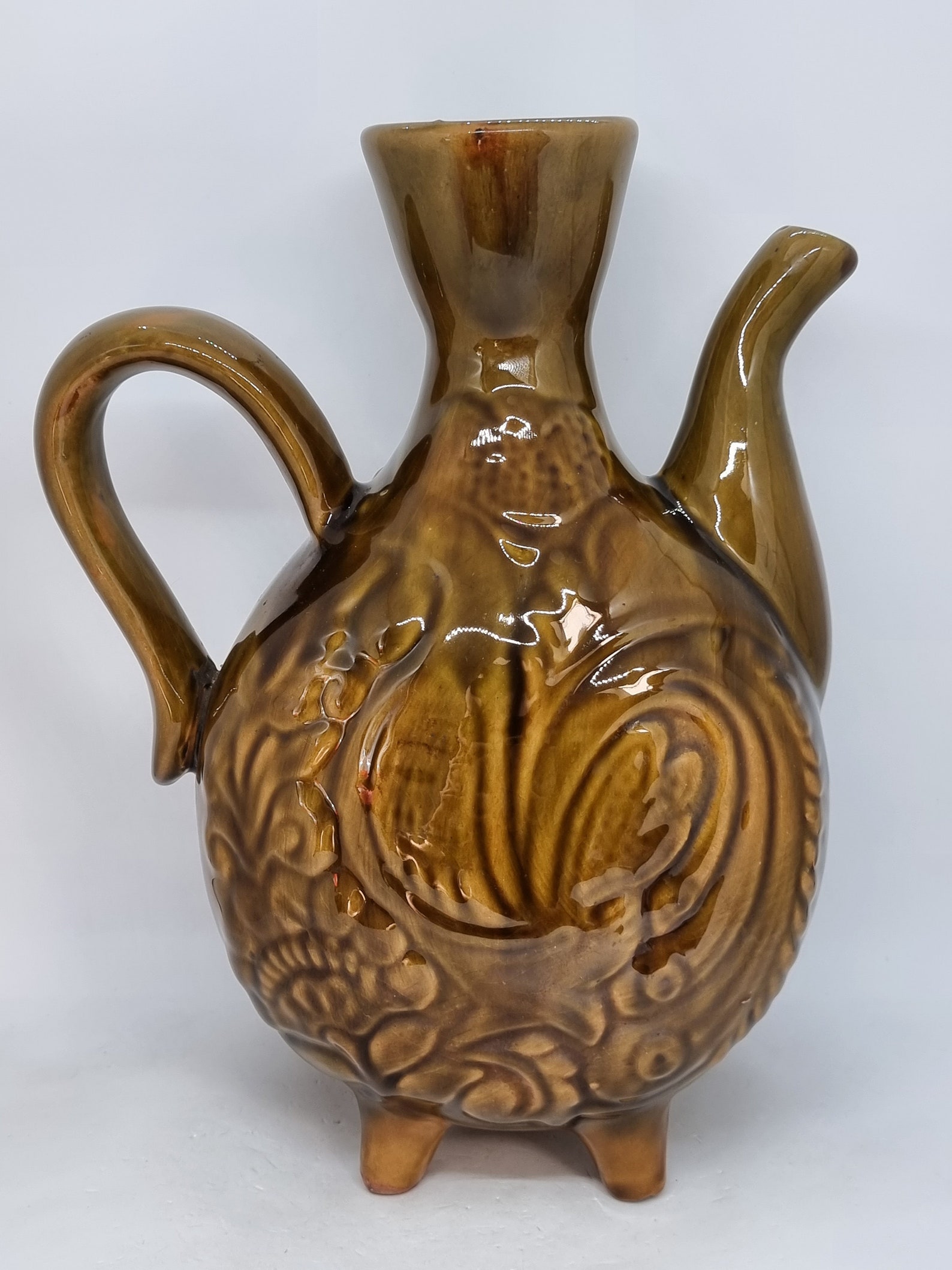 Traditional Ukrainian Majolica Ceramic Decanter/jug Etsy