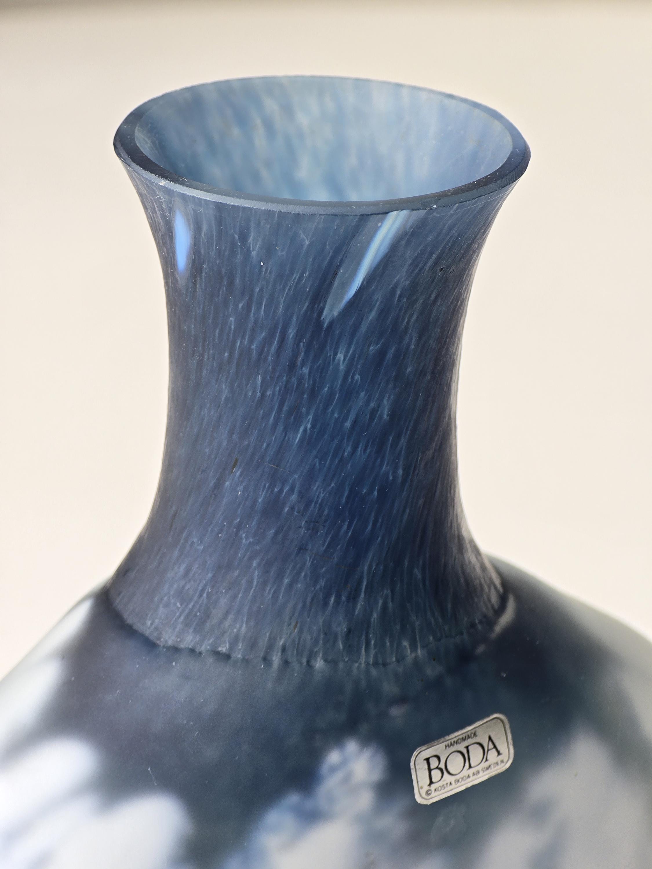 美品　コスタボダ　モニカ　バックストロム　ガラスオブジェ　花器　北欧雑貨1101 Monica Backström（モニカ・バックストロム）～コスタボダ製のガラス