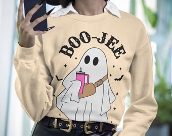 Boo Jee Ghost sweatshirt, Cute Halloween sweater, Funny Party shirt