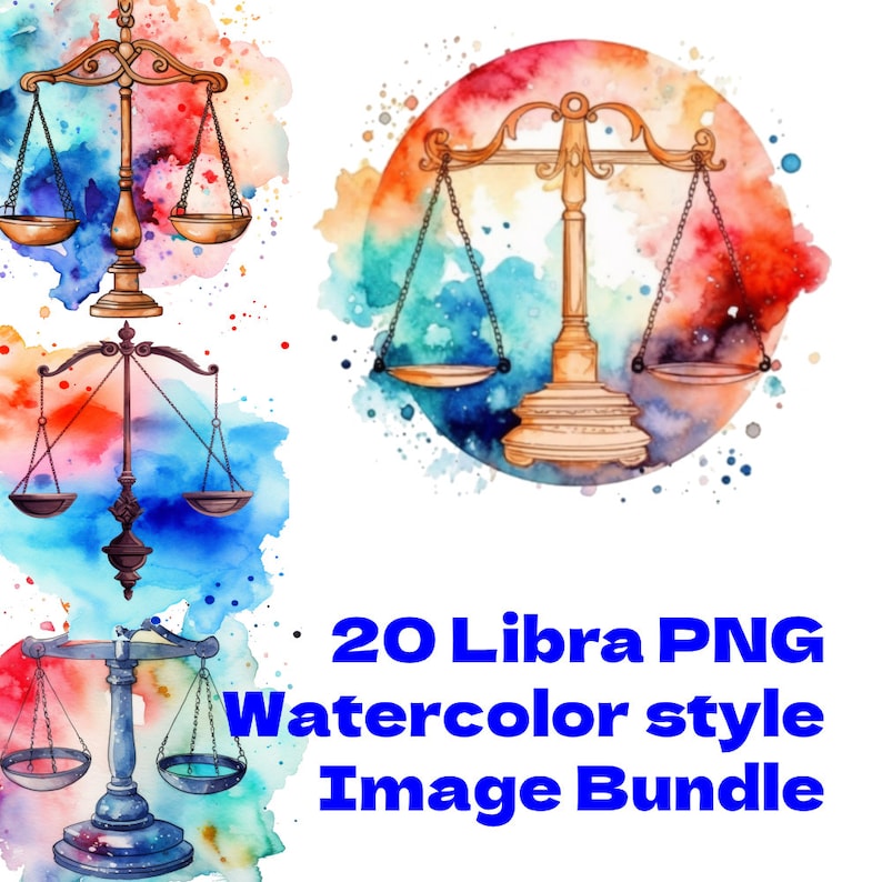 20 Images Libra PNG Bundle - Horoscopes - Digital Download - Instant ...