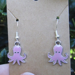 Octopus Earrings, Ocean Earrings, Sea Earrings, Sea Creature, Marine Earrings, Animal Earrings, Aquatic, Octopus Lover, Gift for Her