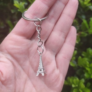 Eiffel Tower Keychain, 3D Eiffel Tower Keychain, Paris, France, French, Gift for Her