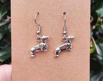 Dachshund Earrings, Wiener dog earrings, Cute Wiener Dog, Cute Dachshund Jewelry, Fun Earrings, Gift for Her, Gift for Dog Lover