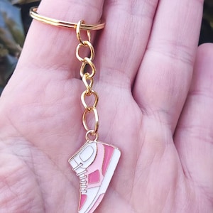 pink nike key lanyard