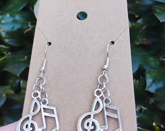Orecchini Chiave Di Violino In Argento 925 – Gioielli Musicali Per Donne, Regalo Amanti Musica