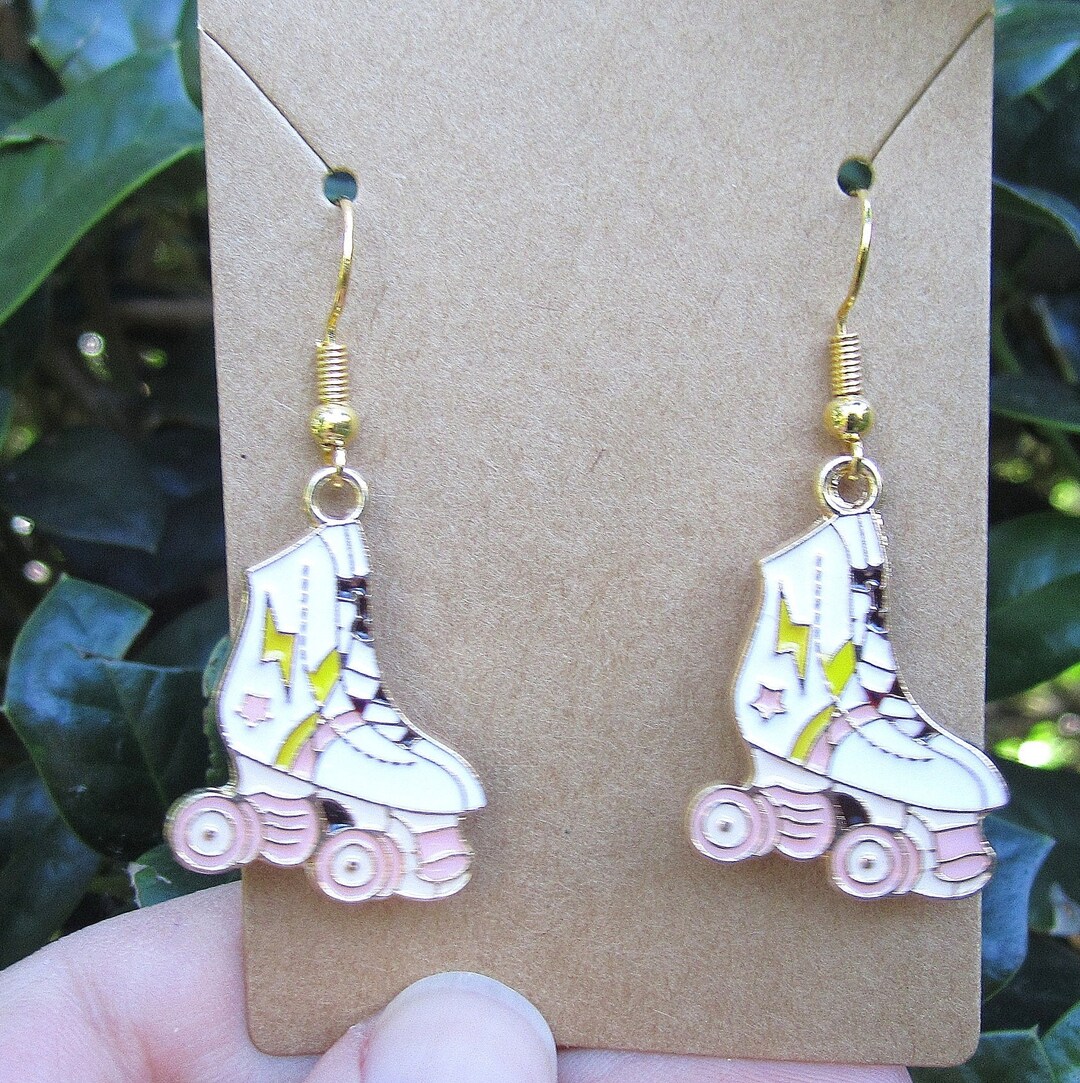 Roller Skate Earrings, Retro Roller Skate Earrings, Sports Earrings