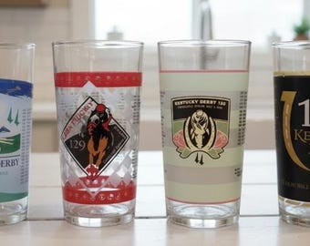 Kentucky Derby Mint Julep Glasses: Vintage Derby Party Glasses