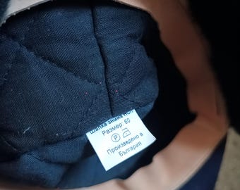 Rare Bulgarian Police Uniform Visor Hat Peaked Cap ORIGINAL