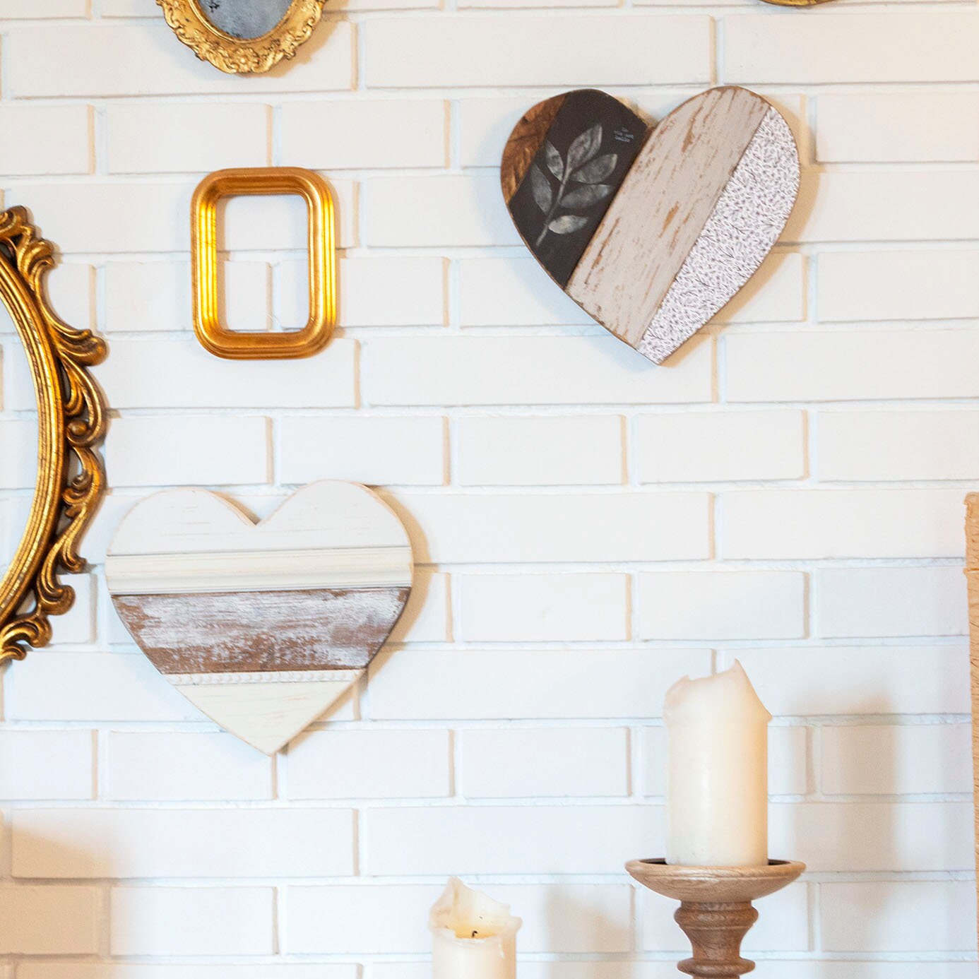 Country Wood Decor. Rustic Style Heart. Rustic Style Handcrafted Heart