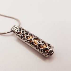 Ascheschmuck rosegold Herz / Urnenanhänger / Schmuckurne / Urne / Memorial Jewelry / Andenken / Haustier Andenken