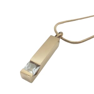Ascheschmuck rosegold / Ascheschmuck Hund / Tierurne / Tierasche Schmuck / Memorial Jewelry / Memorial Jewelry pendant / Urnen Anhänger