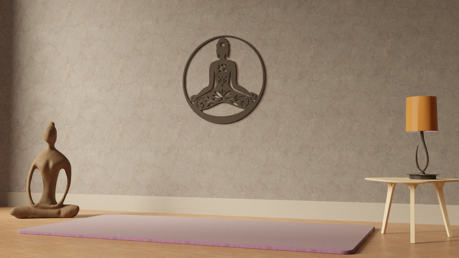 Yoga Wall Art Meditation Room Decor Wall Hangings Bohemian Etsy