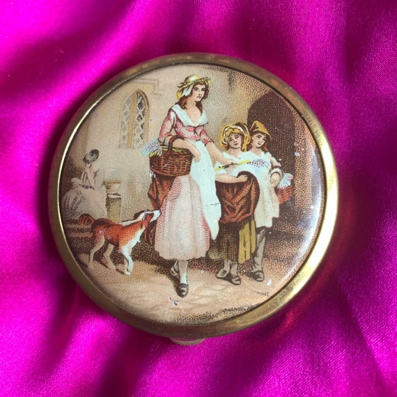 Vintage 1950's/60's Yardley Powder Compact With M… - image 2