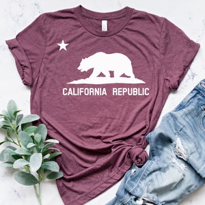 California Republic TShirt, Bear Shirt, California Love T-Shirt ,California Home T-Shirt ,Cute California T-Shirt, Home State