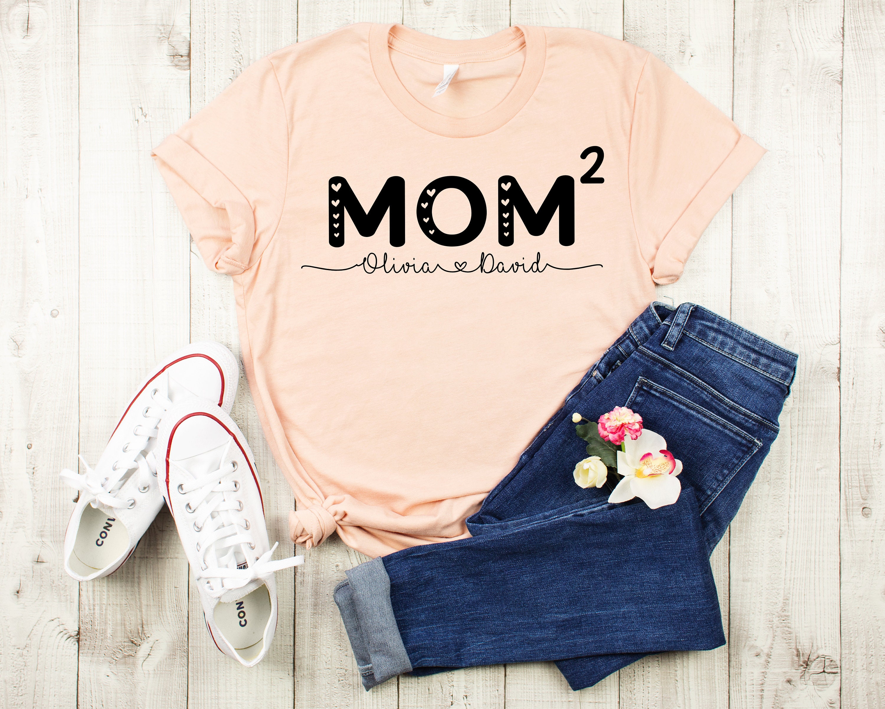 Personalized Mom Shirt Custom Mom Shirt Mothers Day Gift | Etsy