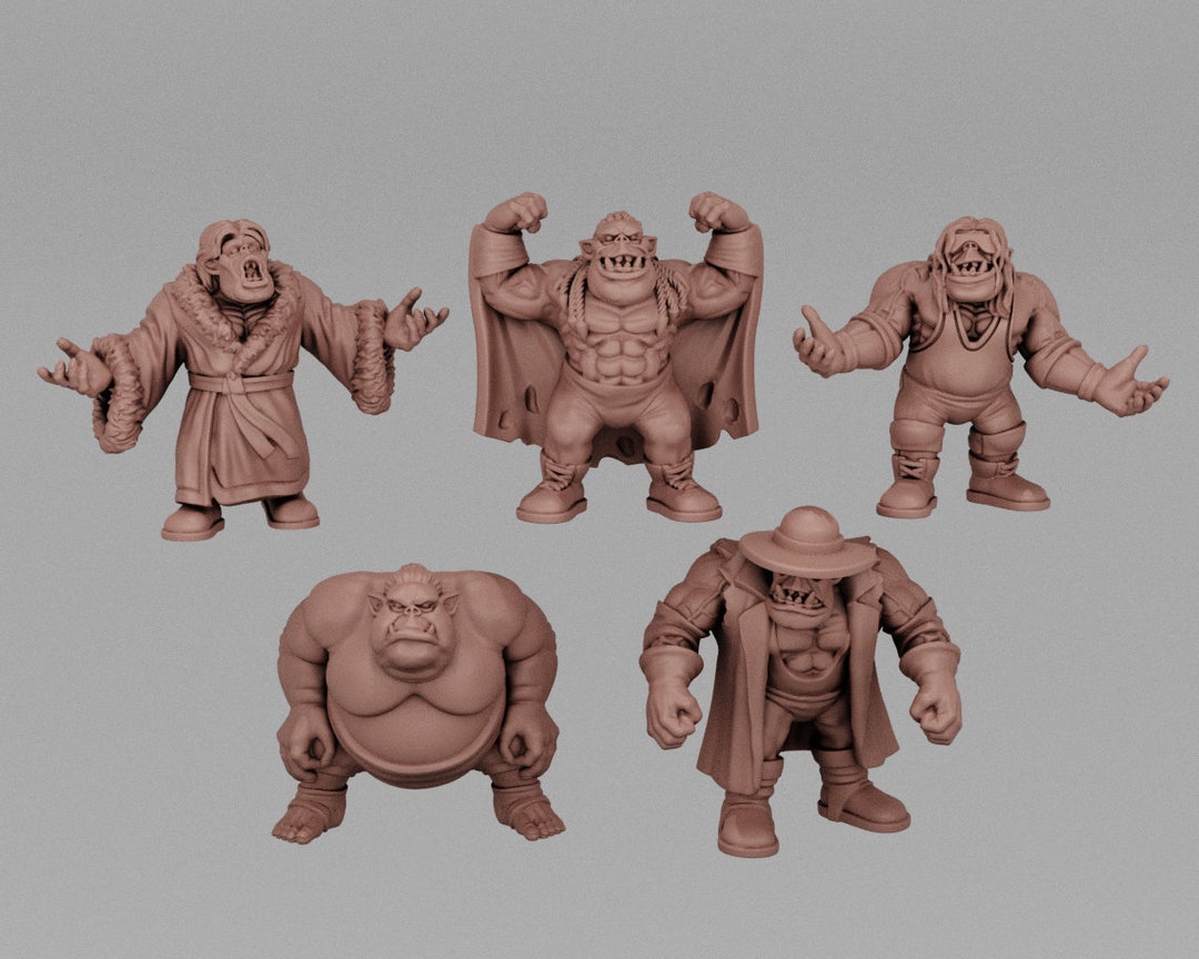 Rasslin' Grapplaz Vol 4 by Joshbutin3d - Etsy