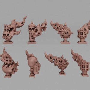 Backpack Brazier Icon Collection