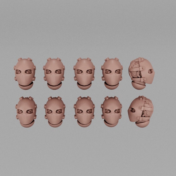 Ballistic Mask Head Kit | Modern Military Tabletop Wargaming 28mm / 32mm