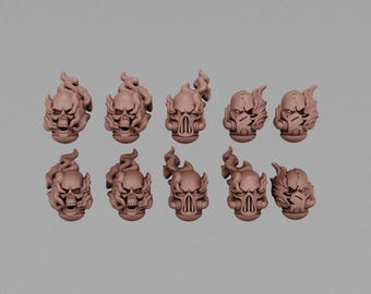 Soul Fire Cursed Company Heads