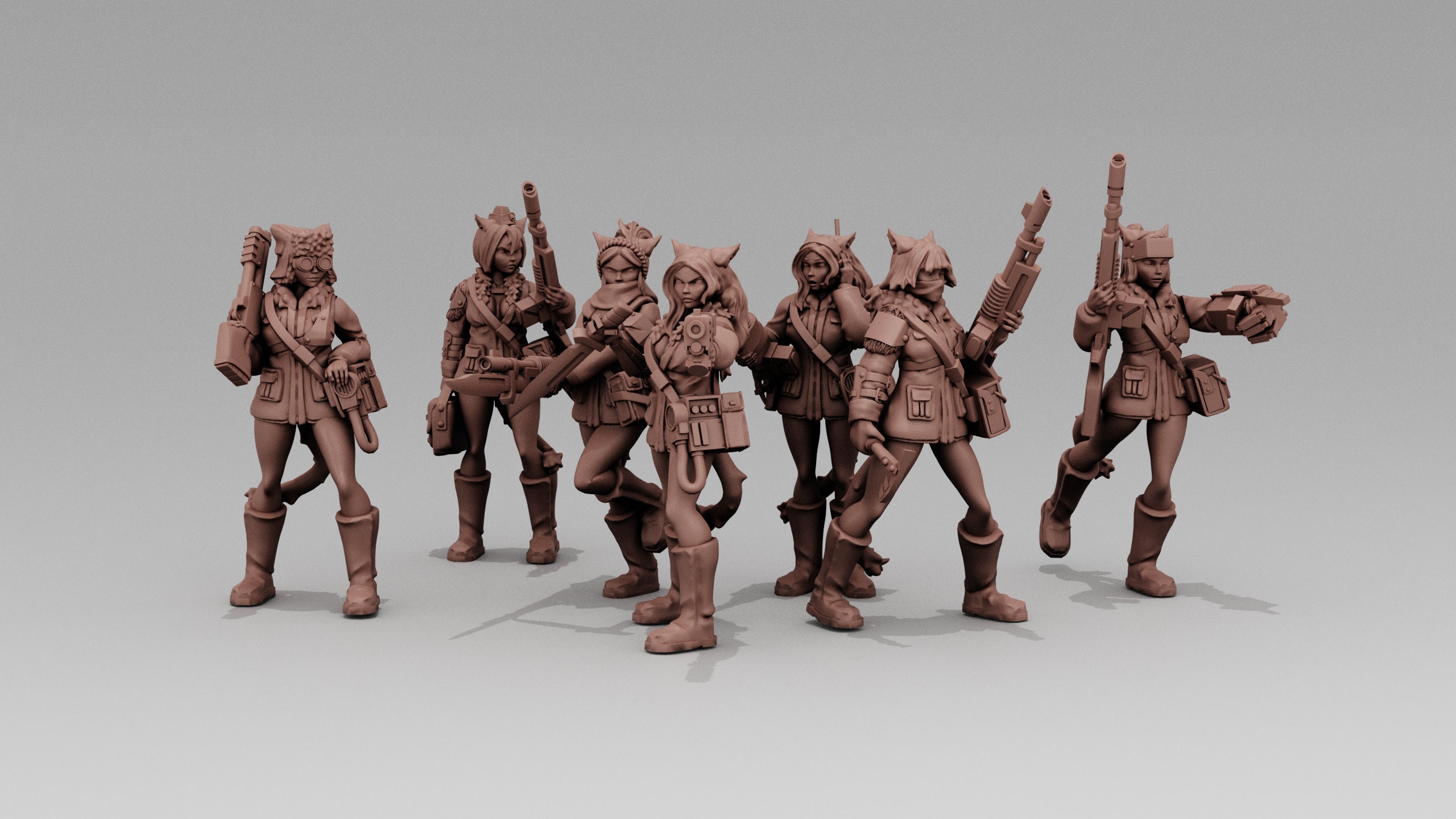 Cat Girl Infantry — Resin Munitorum