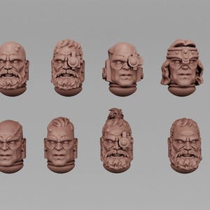 Primal Viking Wolf Clan Heads