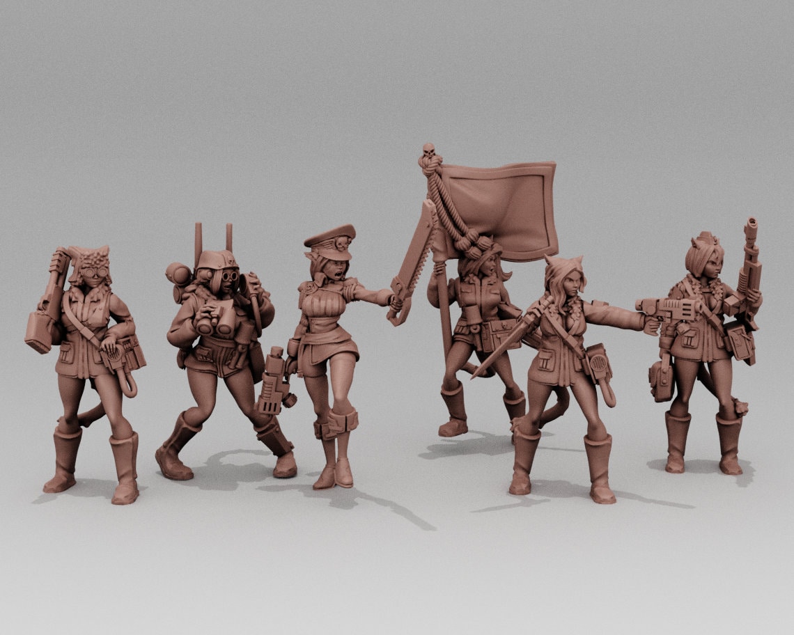 Cat Girl Infantry — Resin Munitorum