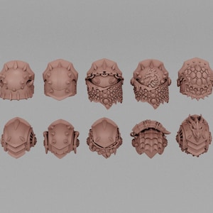 Wyrmscale Heavy Shoulder Pads