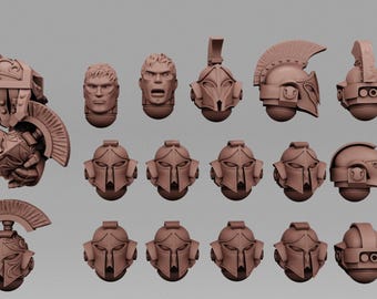 Spartan Head Collection