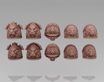 Lion's Pauldron Collection | Eternal Pilgrim Proxy Bit Kitbash