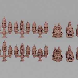 Backpack Candles Icons