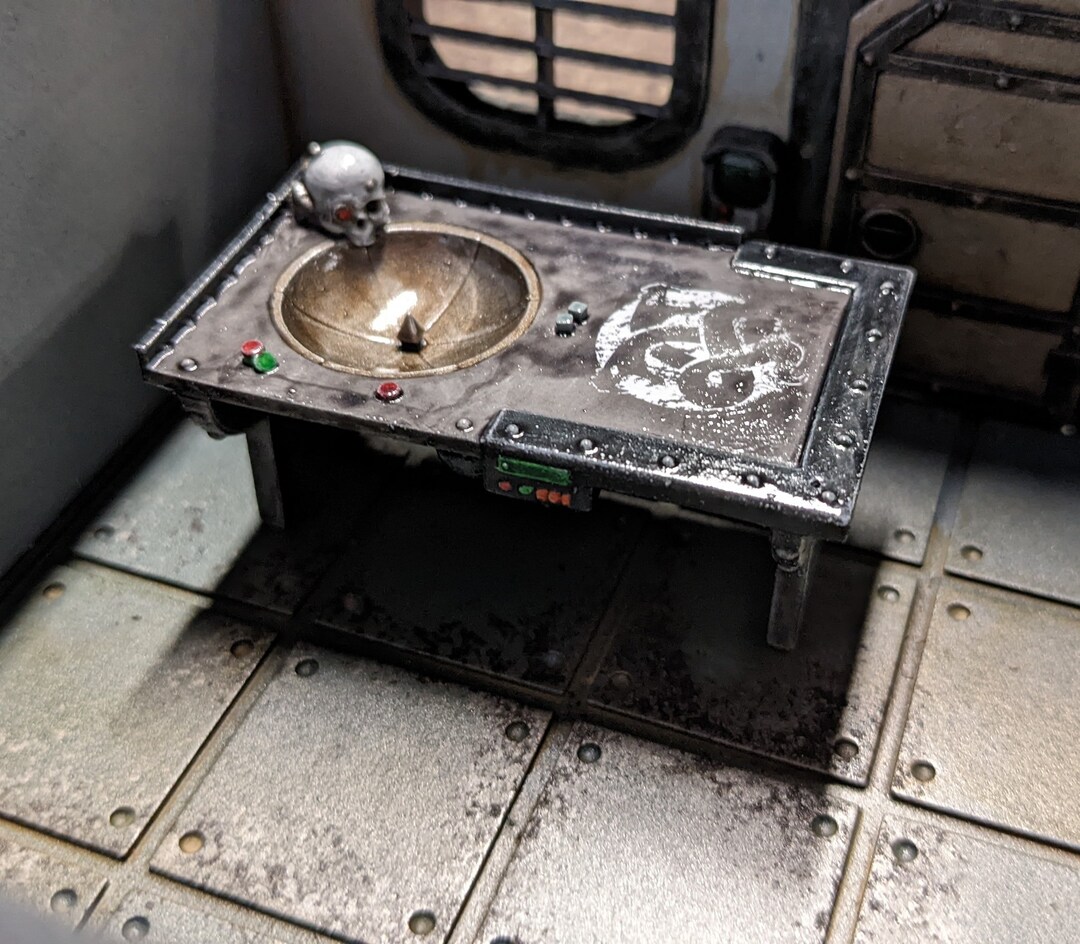 Gamblers Den Roulette Table Necromunda Hive City Gang War Proxy Models