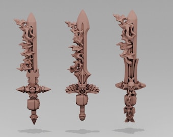 Eternal Pilgrim Burning Swords
