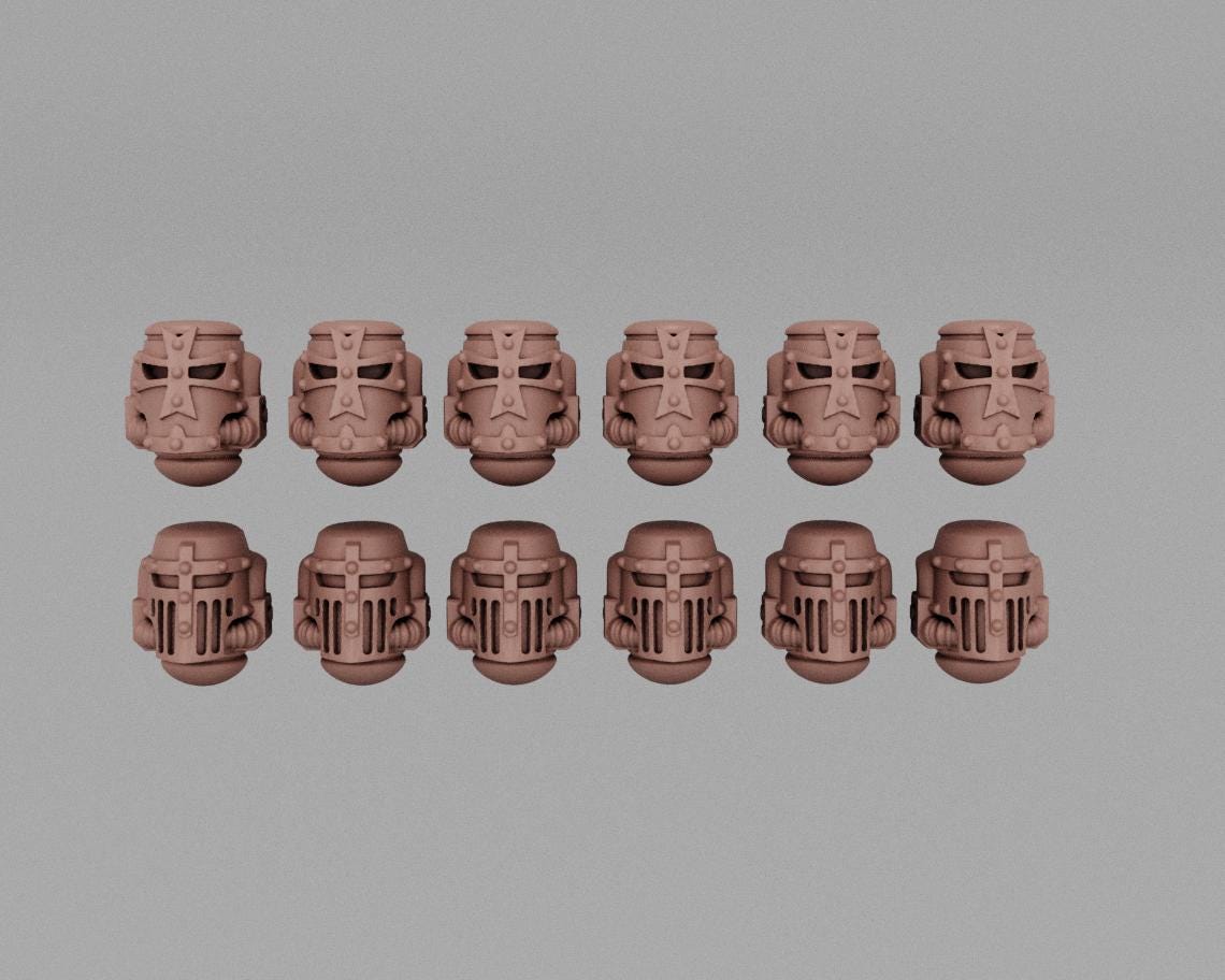 Eternal Pilgrim Crusader Helmets