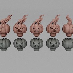 Spooky Space Pumpkin Heads