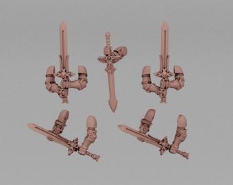 Grimdark Knight Power Swords