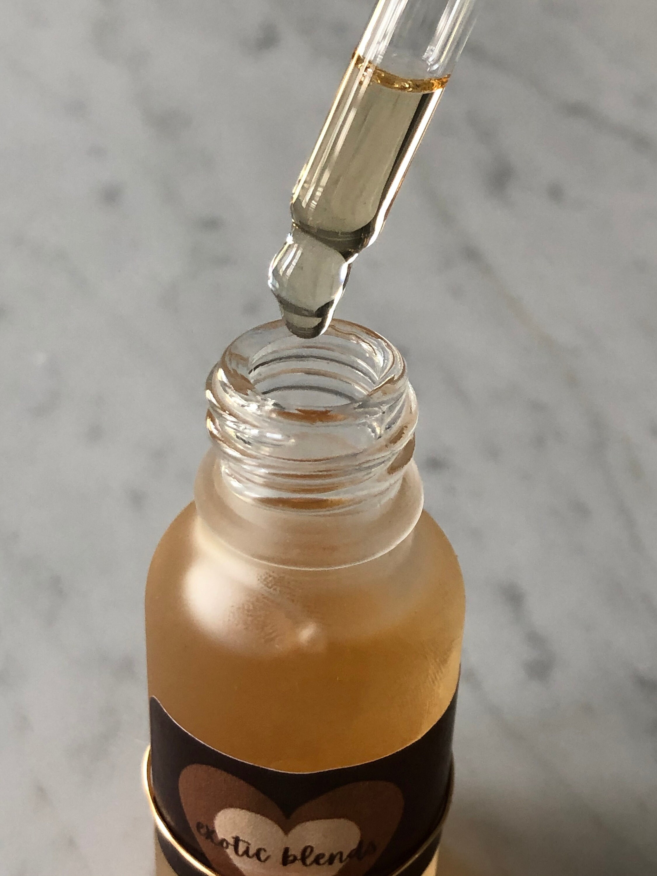 Pure organic hair growth & health oil w/ crystals for curly Etsy