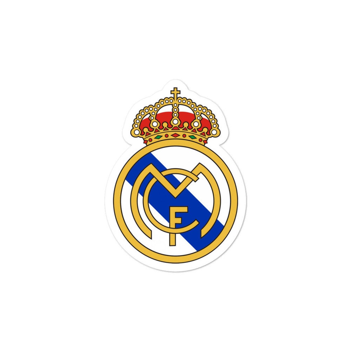 Real Madrid FC Sticker MLS La Liga Soccer Team Soccer | Etsy