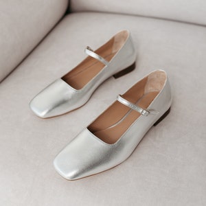 silver mary janes womens