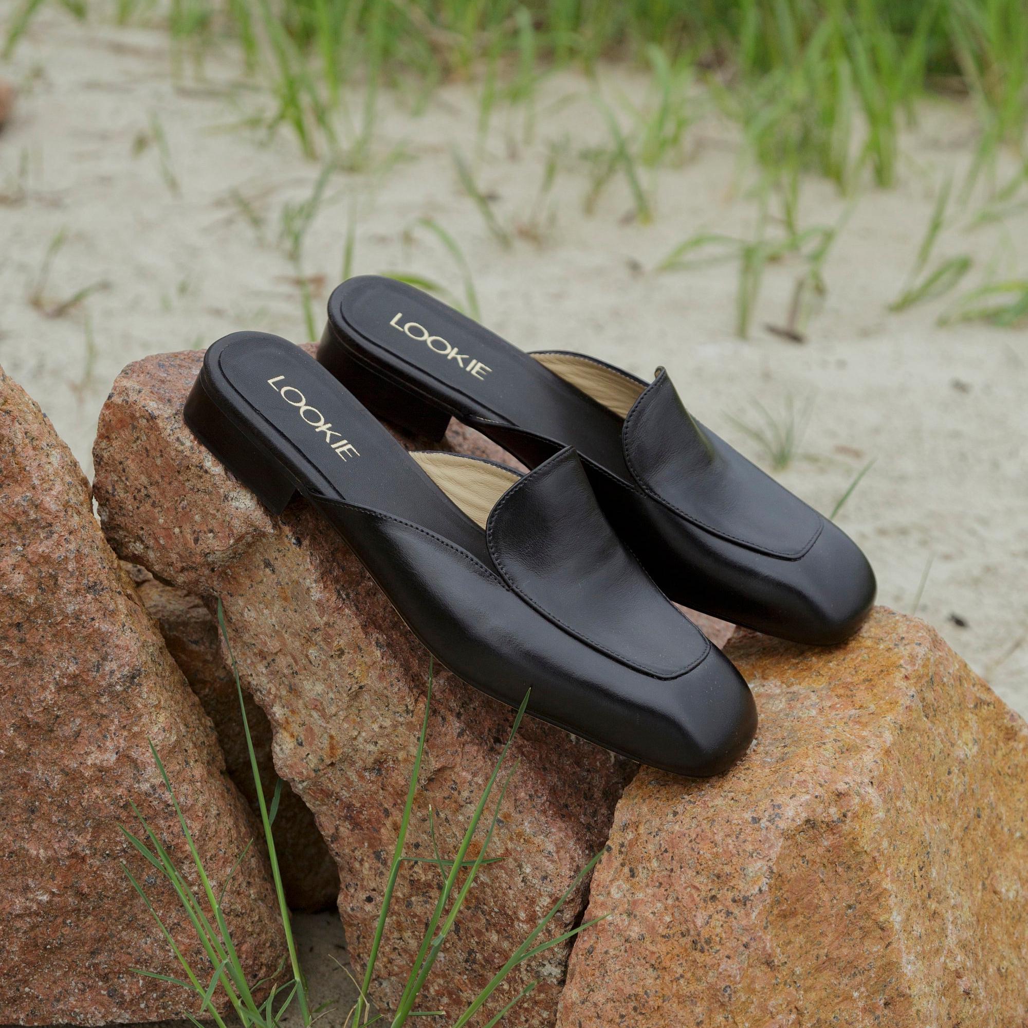 靴 CLANE OPEN TOE SQUARE MULES Amazon.com | Rilista Womens Open Toe Heeled Mules Block