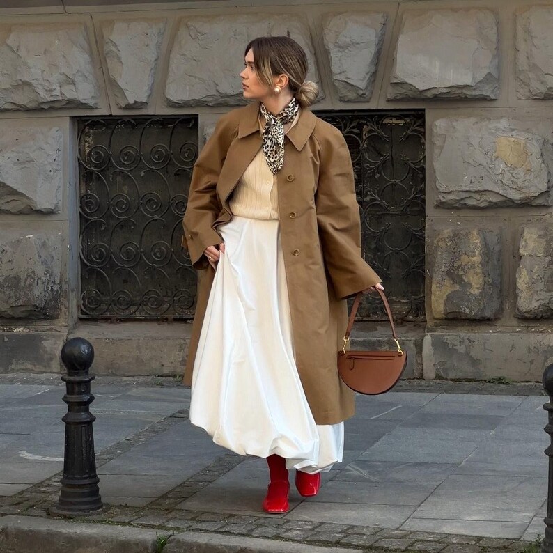 Red Mary Janes with Arch Strap from Patent Leather, Square Toe Flat Shoes, Vintage Mary Jane, Retro Style Everyday Shoe with Silver Buckle