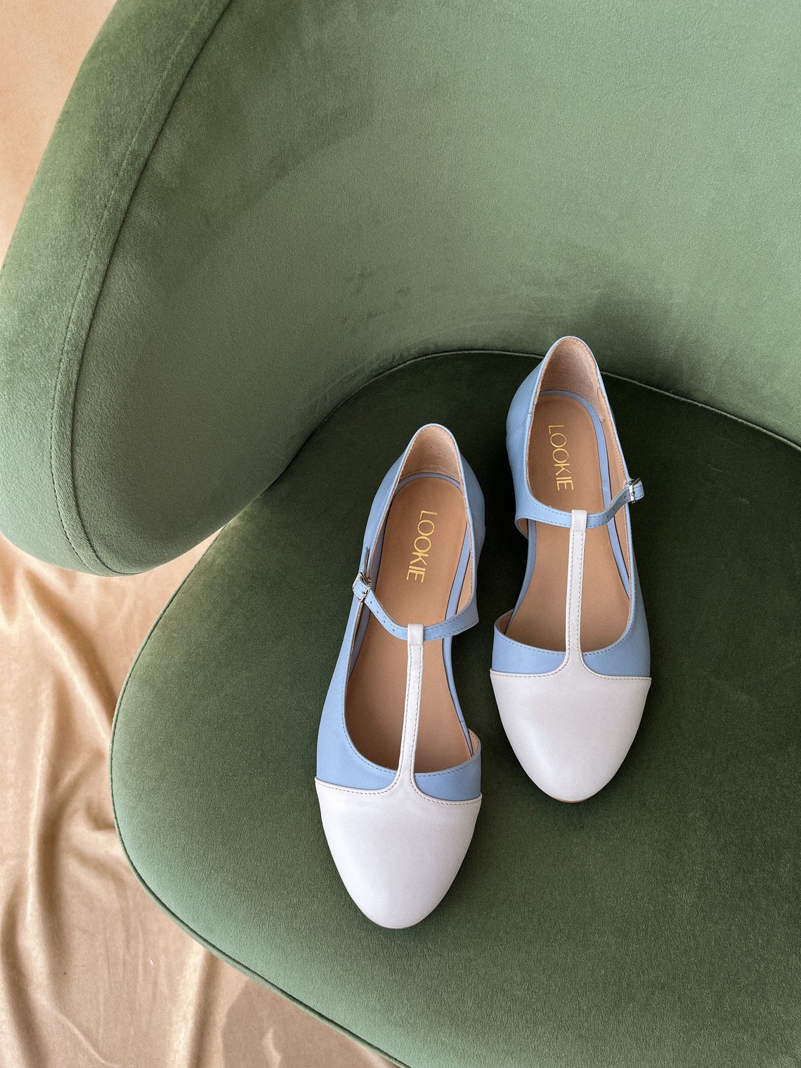 Tstrap Mary Janes Shoes Woman Flats With Almond Toe White