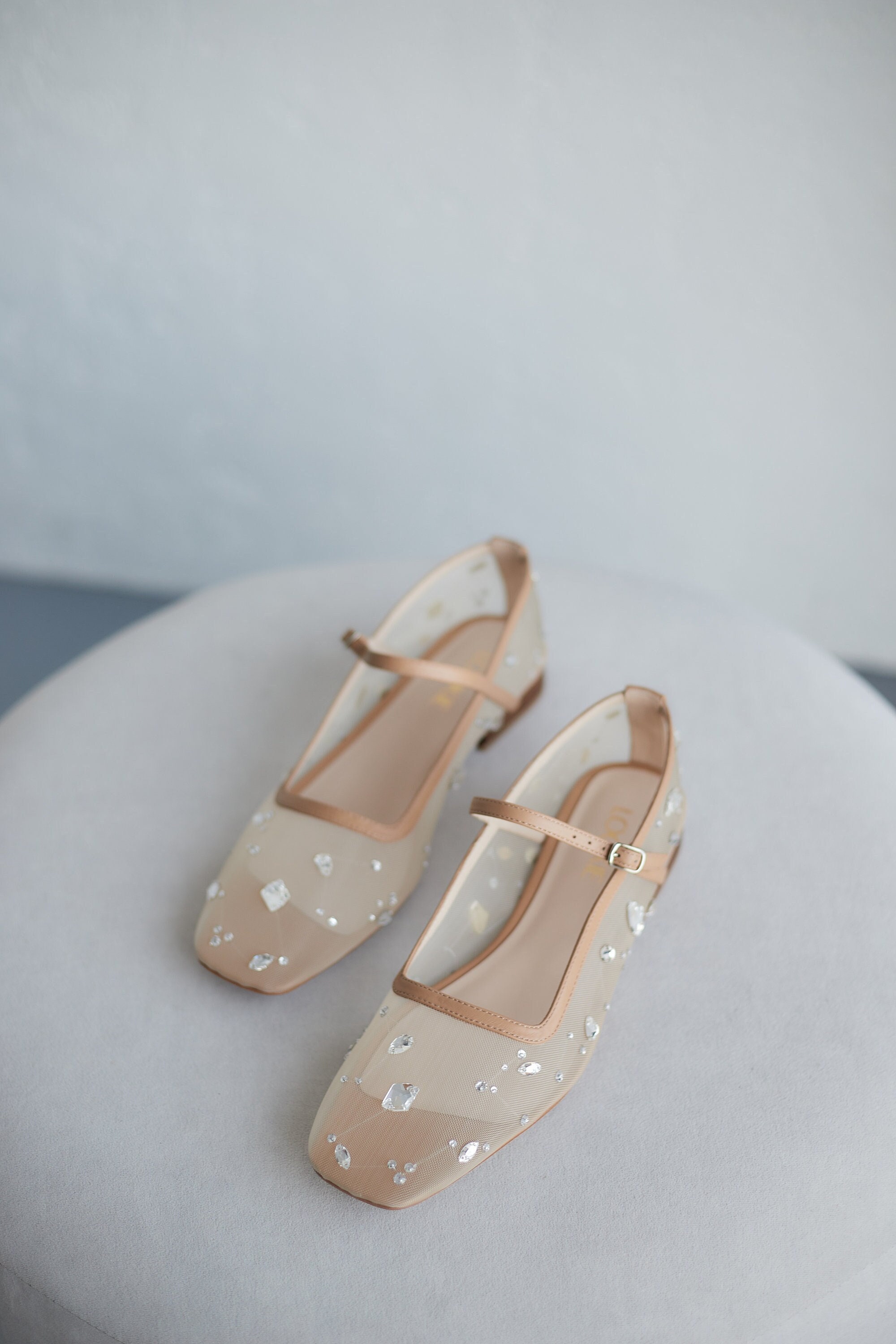 Nude Mesh Flat Mary Janes With Crystals Embroidery and Square Closed Toe, Fishnet Ballet Shoes, Transparent Women Beige Mary Jane Shoes - Etsy Nude Mesh Flat Mary Janes With Crystals Embroidery and Square Closed Toe, Fishnet Ballet Shoes, Transparent Women Beige Mary Jane Shoes - Etsy