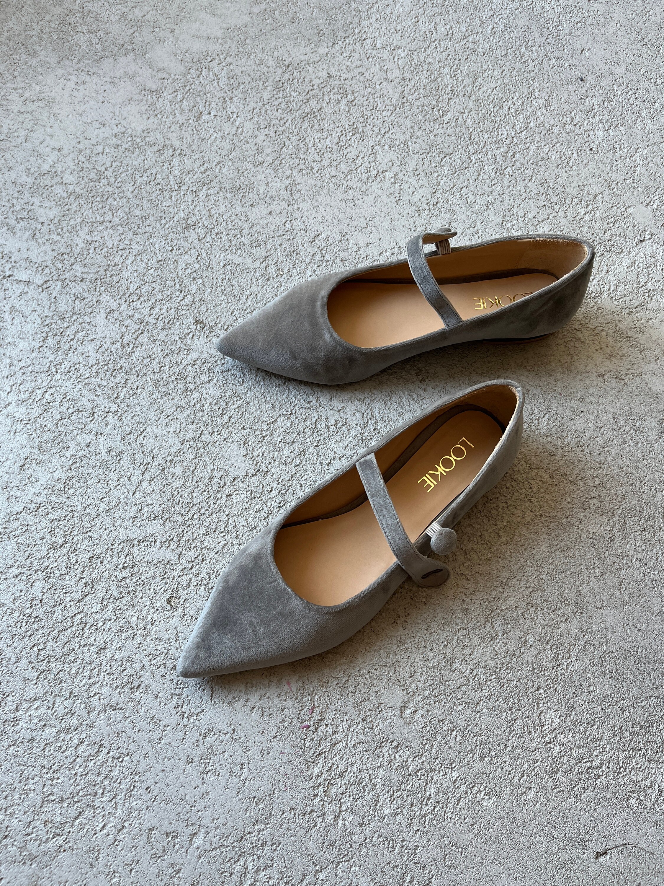 Gray Ballet Flats Etsy Singapore