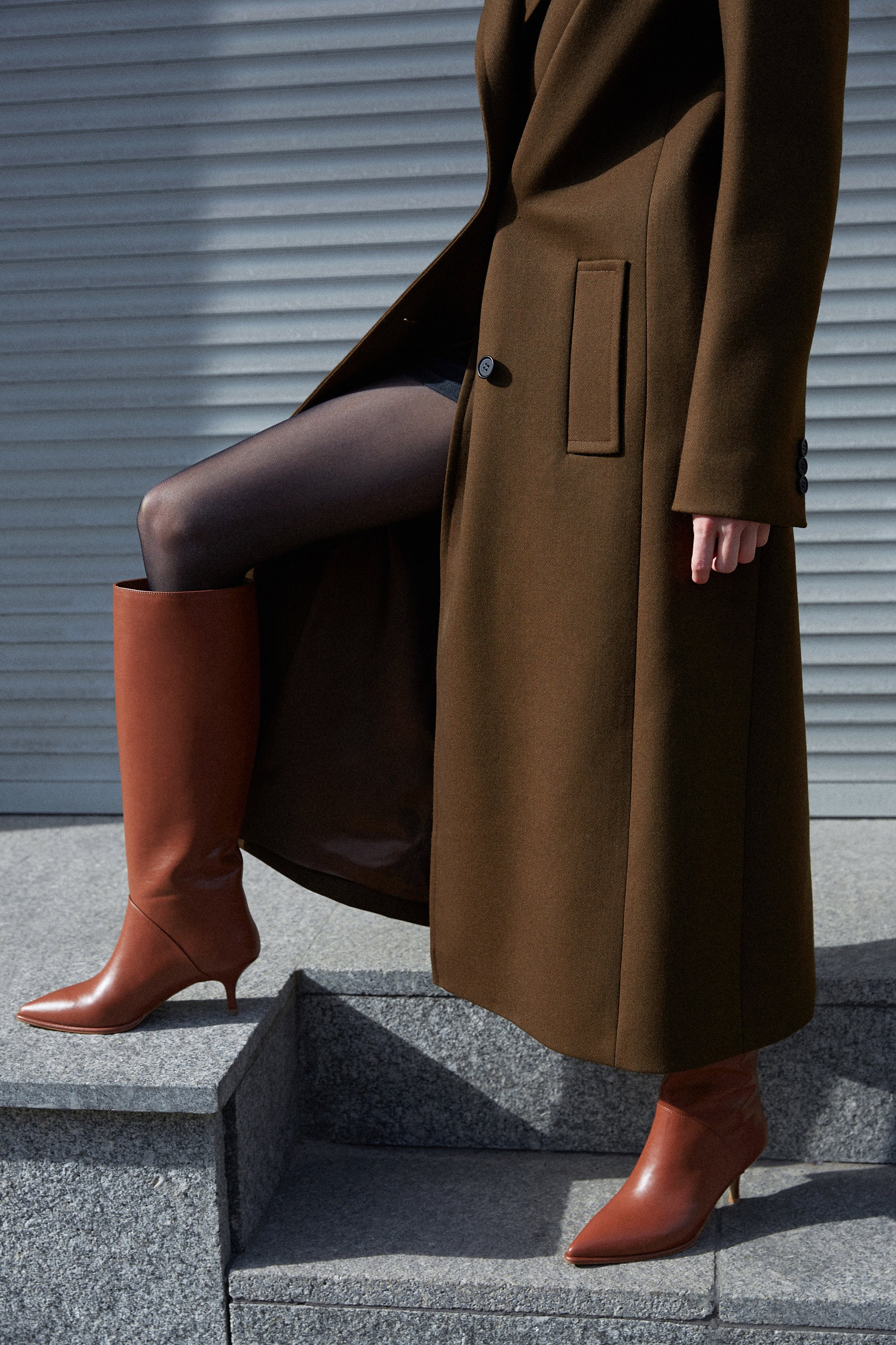 Caramel thigh high boots hot sale