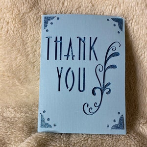 Thank You Cut Out Greeting Card
