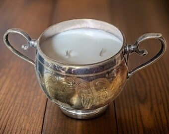 Silver Two-Eared Goblet - Fireside scent